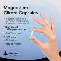 New Leaf Magnesium High Strength 1620mg